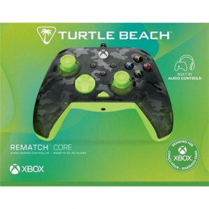 Turtle Beach Rematch Core vezet&eacute;kes Xbox, Windows 10 &eacute;s 11 j&aacute;t&eacute;kvez&eacute;rlő fekete camo-s&aacute;rga (TBC-2001-75 / TB0155)