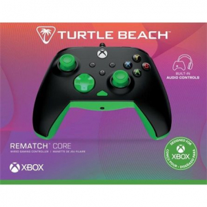 Turtle Beach Rematch Core vezet&eacute;kes Xbox, Windows 10 &eacute;s 11 j&aacute;t&eacute;kvez&eacute;rlő fekete-z&ouml;ld (TBC-2003-55 / TB0156)