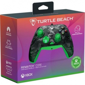 Turtle Beach Rematch Core vezet&eacute;kes Xbox, Windows 10 &eacute;s 11 j&aacute;t&eacute;kvez&eacute;rlő fekete camo-z&ouml;ld (TBC-2001-55 / TB0153)