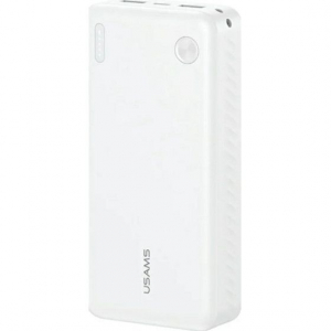 USAMS PB83 2xUSB-A + 1xUSB Type-C Power Bank 20000mAh feh&eacute;r (20KCD25402)