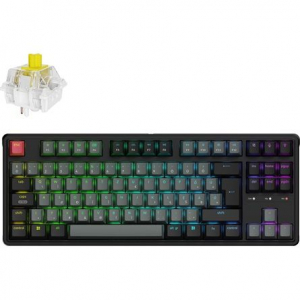 Keychron C3 Pro 8K USB Super Banana mechanikus billentyűzet fekete (C3PX-H4Z-HU)