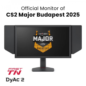 24.1" BenQ ZOWIE XL2586X+ Gaming Monitor for Esports fekete (9H.LN8LB.QBE)