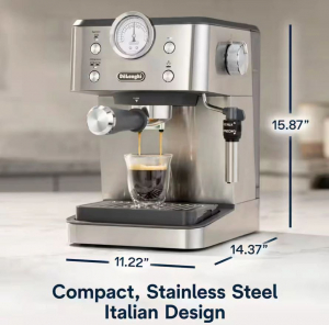 DeLonghi Linea Classic pressz&oacute; k&aacute;v&eacute;főző (EM450.M)