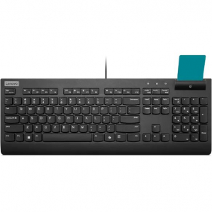 Lenovo Smartcard Wired keyboard II vezet&eacute;kes billentyűzet fekete (4Y41R64702)