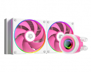 ID-Cooling FX240 INF PINK univerz&aacute;lis CPU v&iacute;zhűt&eacute;s feh&eacute;r-r&oacute;zsasz&iacute;n