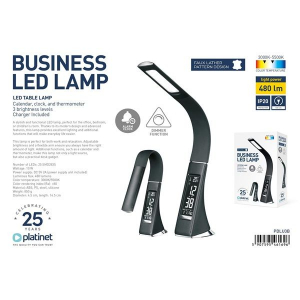 Platinet LED asztali l&aacute;mpa 10W fekete (PDLU3B)