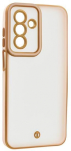 Gigapack Samsung Galaxy A26 5G (SM-A266) műanyag tok &aacute;ttetsző-aranysz&iacute;nű &eacute;s r&oacute;zsasz&iacute;n (GP-177594)