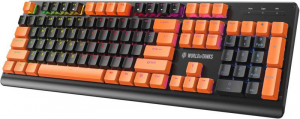 Yenkee YKB WT300US Destroyer RGB h&aacute;tt&eacute;rvil&aacute;g&iacute;t&aacute;s&uacute; gamer billentyűzet, US billentyűzet kioszt&aacute;s