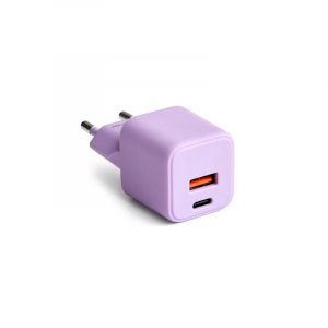 Colorum USB-A, USB-C h&aacute;l&oacute;zati t&ouml;ltő 30W lila (COL718609)