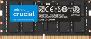 16GB 6400MHz DDR5 Notebook RAM Crucial CL52 (CT16G64C52CS5)