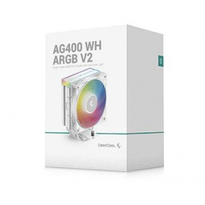 Deepcool AG400 WH ARGB V2 univerz&aacute;lis CPU hűtő feh&eacute;r (R-AG400-WHAMMN-GJD)
