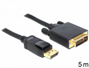 Delock 82593 Displayport - DVI 24+1 kábel apa - apa 5m