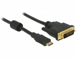 Delock 83582 Mini HDMI C --> DVI-D 1m kábel