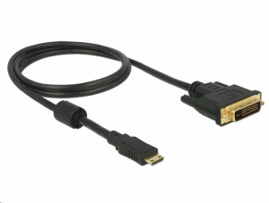 Delock 83582 Mini HDMI C --> DVI-D 1m kábel