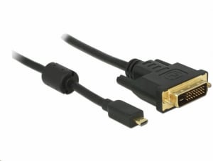 Delock 83585 Micro HDMI D --> DVI-D 1m kábel