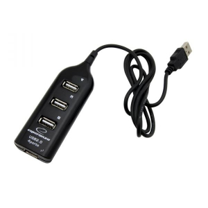 Esperanza EA116 USB 2.0 HUB 4 portos fekete