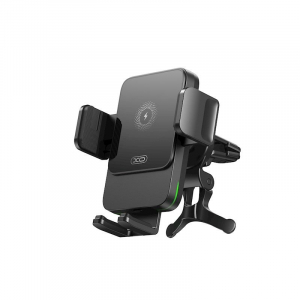 XO WX041 szellőzőr&aacute;csra r&ouml;gz&iacute;thető aut&oacute;s tart&oacute; &eacute;s t&ouml;ltő fekete