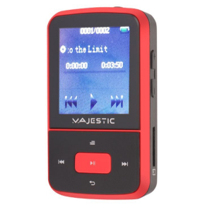Majestic BT-3284R MP3 lej&aacute;tsz&oacute; 1,5" sz&iacute;nes kijelzővel, 32GB microSD k&aacute;rty&aacute;val piros-fekete