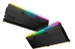 32GB 6000MHz DDR5 RAM Klevv CRAS V RGB CL30 (2x16GB) fekete (KD5AGUA80-60A300G)