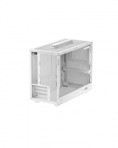 Deepcool CH160 PLUS WH t&aacute;p n&eacute;lk&uuml;li ablakos Micro-ATX h&aacute;z feh&eacute;r (R-CH160-WHNGM0-G)