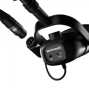 Streamplify MIC VOX mikrofon + asztali tart&oacute; (SPMC-MD3D323.11)