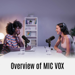 Streamplify MIC VOX mikrofon + asztali tart&oacute; (SPMC-MD3D323.11)