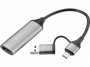 Sandberg HDMI Capture Link -> USB-C/A (136-70)