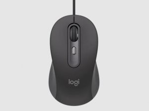 Logitech Signature Wired M520 for Business USB-C-vezet&eacute;kes eg&eacute;r grafitsz&uuml;rke (910-007511)