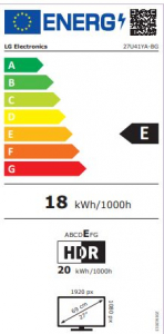 27" LG 27U41YA-B IPS 120Hz monitor