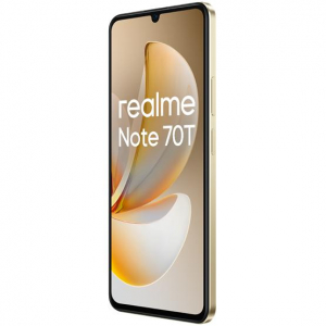 Realme Note 70T - 128GB+4GB - Arany - RMX5313 EU ( NOTE 70T 4+128 GOLD)