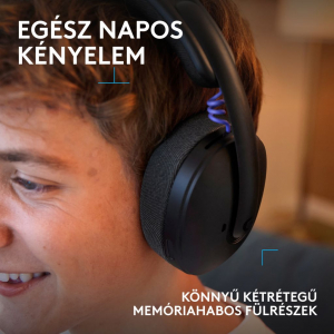 Logitech G325 LIGHTSPEED vezet&eacute;k n&eacute;lk&uuml;li Gaming headset fekete (981-001524)