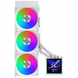 Lian Li HydroShift II LCD-S 360 CL univerz&aacute;lis CPU v&iacute;zhűt&eacute;s feh&eacute;r (GHS2LCDS36CW)