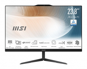 MSI Modern AM242P 1M-2088XEU AIO PC 23,8" Intel Core 5 120U 16GB 512GB SSD NoOS fekete (9S6-AE0721-2088)