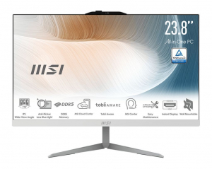 MSI Modern AM242P 1M-2091XEU AIO PC 23,8" Intel Core 3 100U 8GB 512GB SSD NoOS feh&eacute;r (9S6-AE0722-2091)