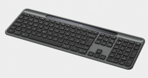 Logitech K980 Signature Slim Solar+ vezet&eacute;k n&eacute;lk&uuml;li US billentyűzet grafitsz&uuml;rke (920-013764)