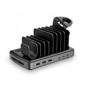 Lindy 160 W-os 6 portos USB t&ouml;ltő&aacute;llom&aacute;s (73436)