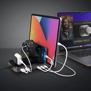 Lindy 160 W-os 6 portos USB t&ouml;ltő&aacute;llom&aacute;s (73436)