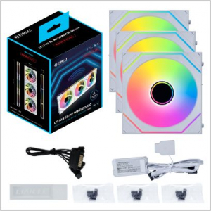 Lian Li UNI FAN SL-INF WIRELESS 120 Reversed Blade hűtő ventil&aacute;tor vez&eacute;rlővel feh&eacute;r 3db (12RSLIN1W3W)