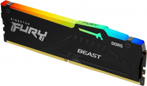 32GB 5200MT/s DDR5 RAM Kingston Fury Beast Black RGB EXPO CL40 (KF552C40BB2A-32)