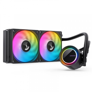 Jonsbo TG-240 Black univerz&aacute;lis v&iacute;zhűt&eacute;s fekete