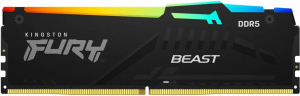 32GB 5200MT/s DDR5 RAM Kingston Fury Beast Black RGB EXPO CL40 (KF552C40BB2A-32)