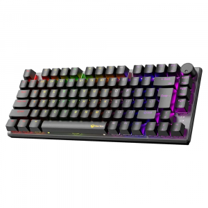 Meetion MK0006PRO RGB mechanikus Red Switch vezet&eacute;kes Gamer billentyűzet fekete (MT-MK0006PRO)