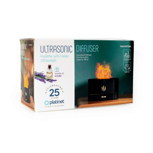 Platinet l&aacute;ng hat&aacute;s&uacute; aroma diff&uacute;zor 180ml fekete (PADYMF701B)