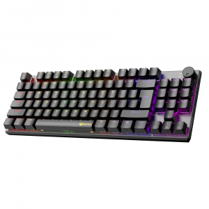 Meetion MK0008PRO RGB mechanikus Red Switch vezet&eacute;kes Gamer billentyűzet fekete (MT-MK0008PRO)