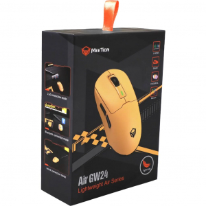 Meetion GW24 Vezet&eacute;kes+2,4G+Bluetooth gamer eg&eacute;r s&aacute;rga (GW24YELLOW)