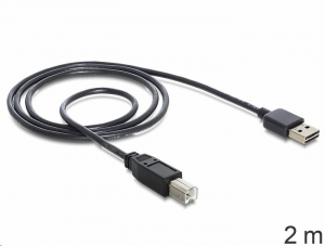 Delock 83359 USB 2.0 -A apa > USB 2.0-B apa kábel 2 m