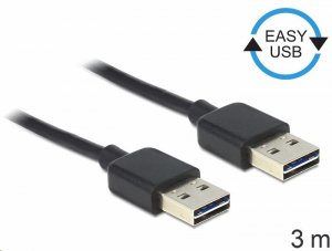 Delock 83462 USB 2.0 -A apa >  apa kábel 3 m