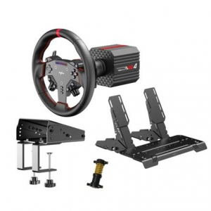 PXN csomag - VD4 PC Szimul&aacute;tor szett (Direct Drive, VD4 b&aacute;zis + WAS korm&aacute;ny + PD HM ped&aacute;l, Z8 bilincs, fekete) (VD4 BUNDLE)