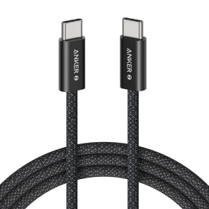 Anker Zolo USB-C - USB-C gyorst&ouml;ltő k&aacute;bel 240W, 1,8m fekete (A8060H12)