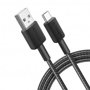Anker 322 USB-A - USB-C t&ouml;ltők&aacute;bel 0.9m fekete (A81H5G11)
